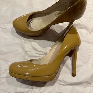 LK Bennett Real Leather Elegant Tan High Heels